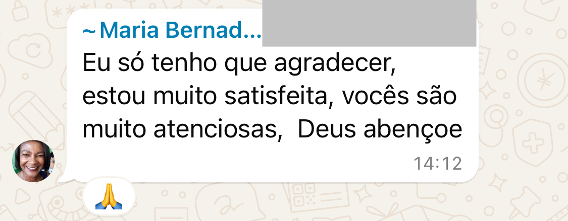 Depoimento sobre suporte e comunidade